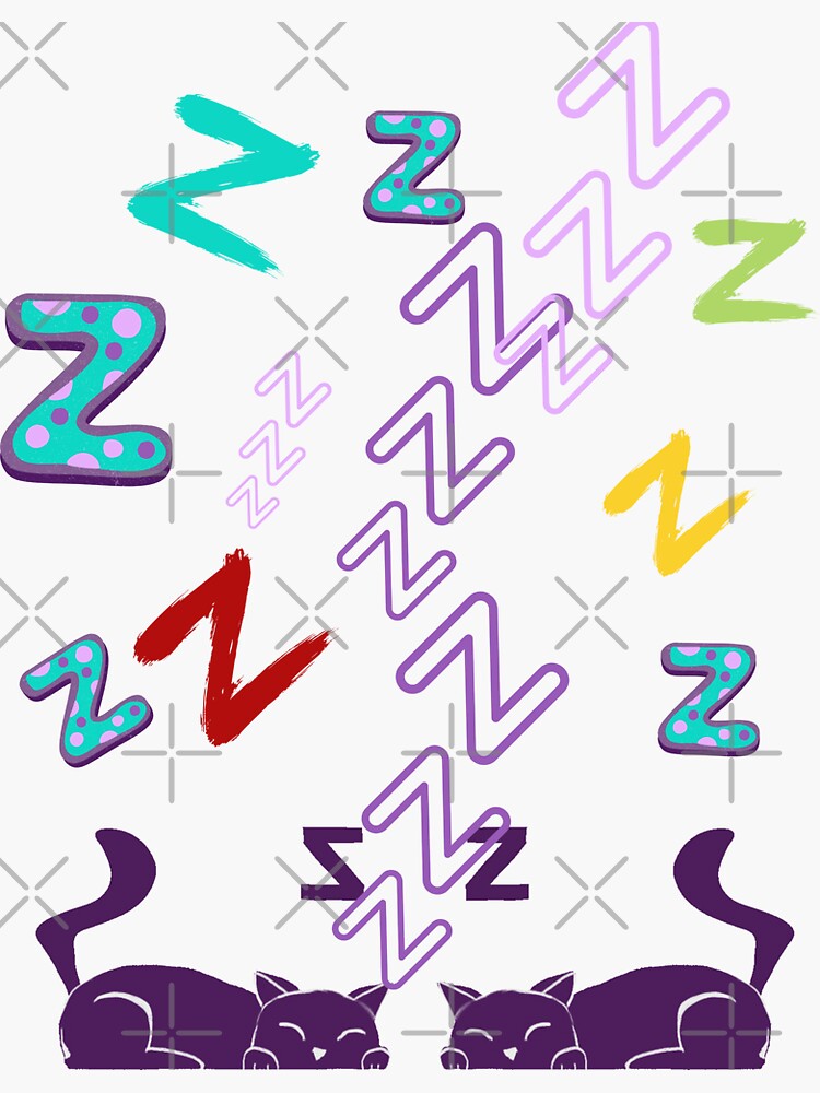 "cat deeply sleeping" Sticker for Sale by Sophyty Redbubble