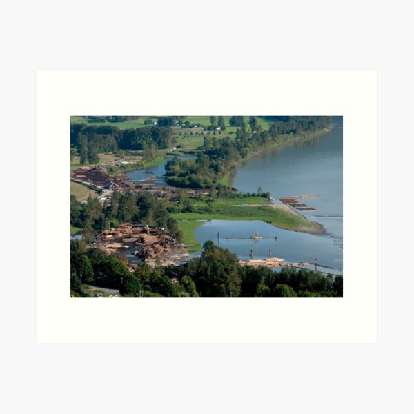 Item preview, View of Mission and Fraser River, BC designed and sold by MaluC.