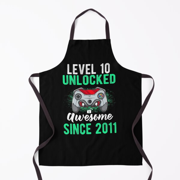 Item preview, Level 10 Unlocked Vintage Awesome Since 2011 10th Bday Gaming designed and sold by LAXIR.