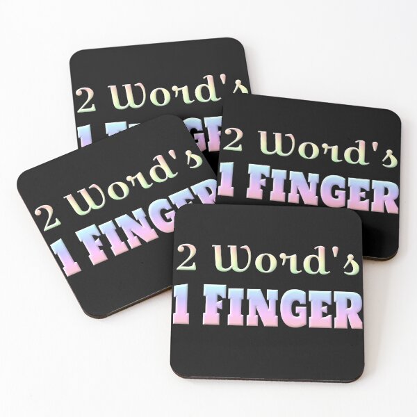 Item preview, 2 Words 1 Finger designed and sold by Paula Helit.