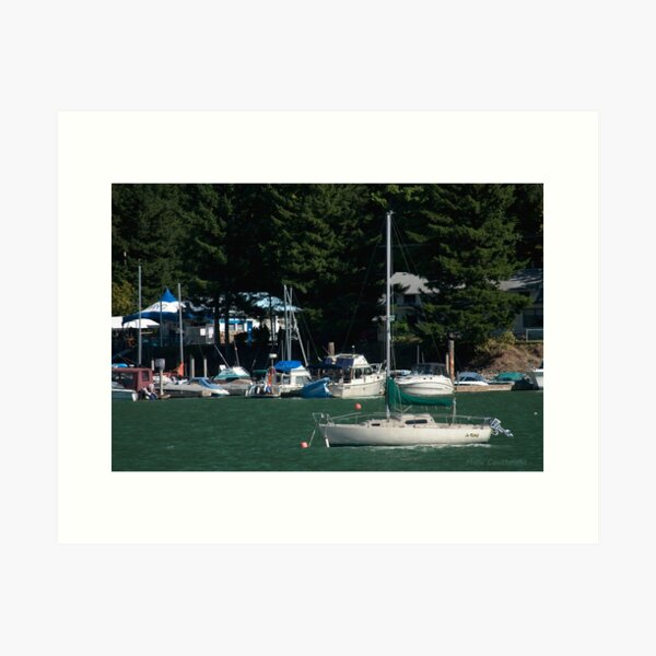 Item preview, Boats at Harrison Hot Springs designed and sold by MaluC.
