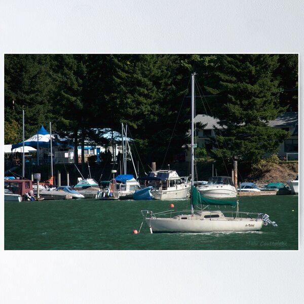 Item preview, Boats at Harrison Hot Springs designed and sold by MaluC.