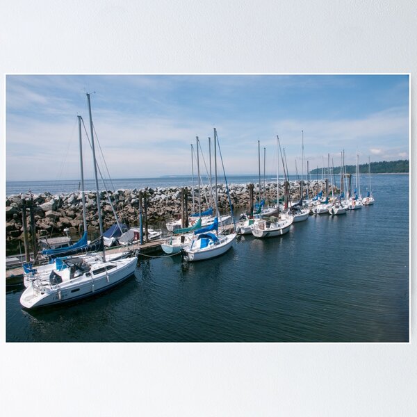Item preview, Sailboats at the Pier designed and sold by MaluC.