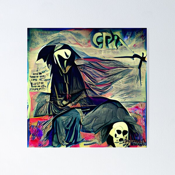 grim reaper 2 Poster by Kaputtkowski Art Shop