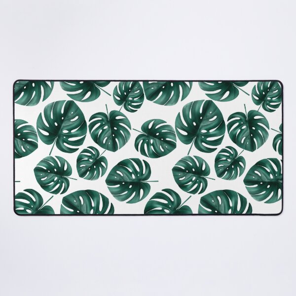 Monstera Delicious Pattern Desk Mat