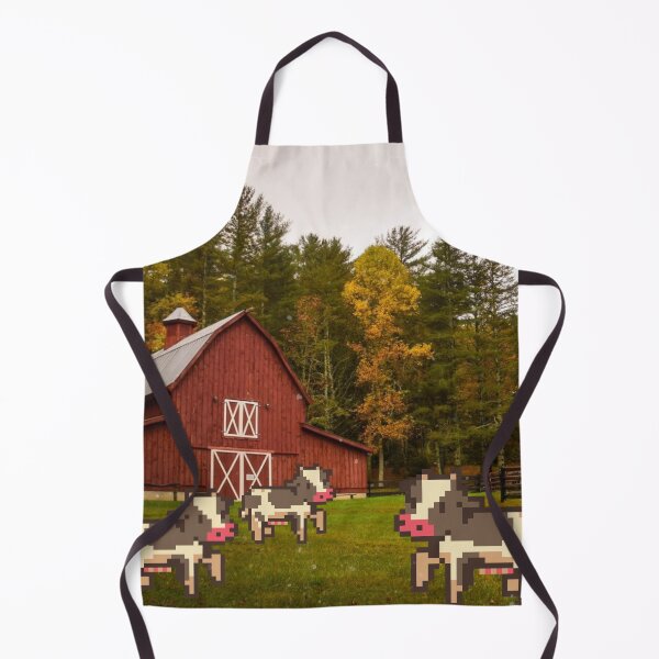 Aperçu de l'œuvre Vaches heureuses - Pixelated 8bit créée et vendue par Anxatzi.