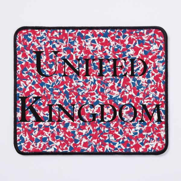 Item preview, United Kingdom Abstract Flag with Text designed and sold by SilverFantasy.