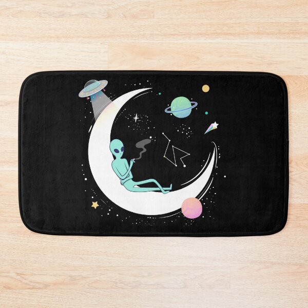 Item preview, Alien on Moon designed and sold by Paula Helit.