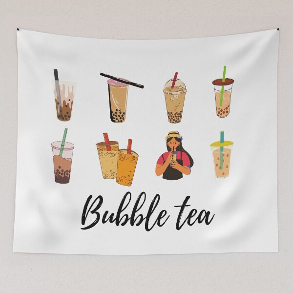 Item preview, Bubble tea pegatina designed and sold by Elizzart.