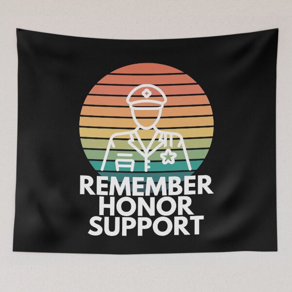 Item preview, Remember Honor Support American Veteran Remembrance Day designed and sold by EllConApparel.