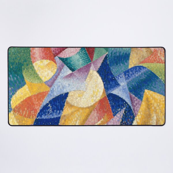 artist, painter, craftsman, Gino Severini, futurism, futurist, art Desk Mat