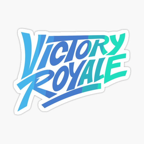 Item preview, Fortnite Victory Royale Gradient Logo designed and sold by moodyroger.
