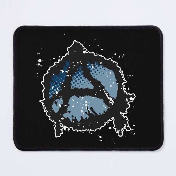 Item preview, Anarchy Symbol in Dark Blue designed and sold by iscaStudioArt.