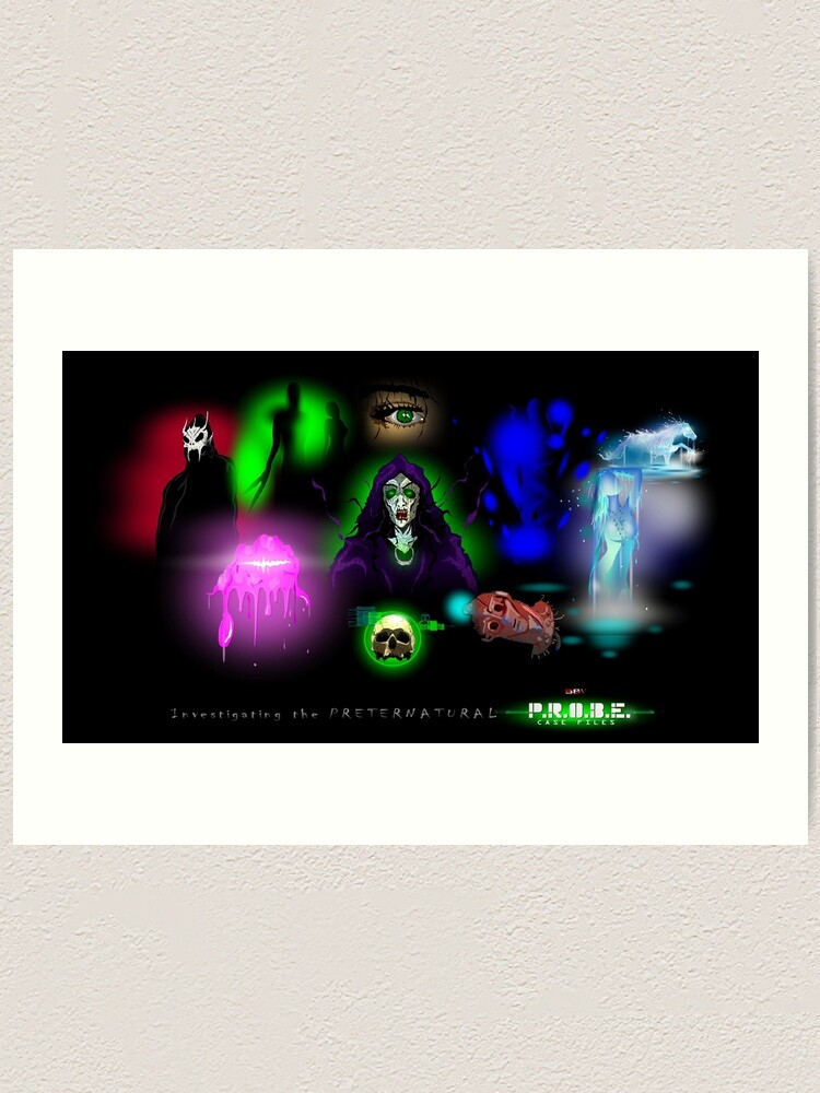 Alternate view of P.R.O.B.E. Case Files: Monsters! BBV (Liz Shaw) Art Print