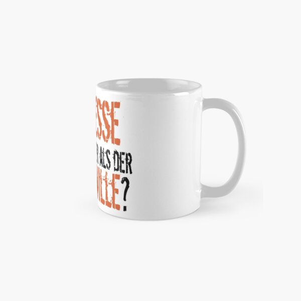 Ist die Fresse wieder größer als der Lebenswille? Tasse (Standard)