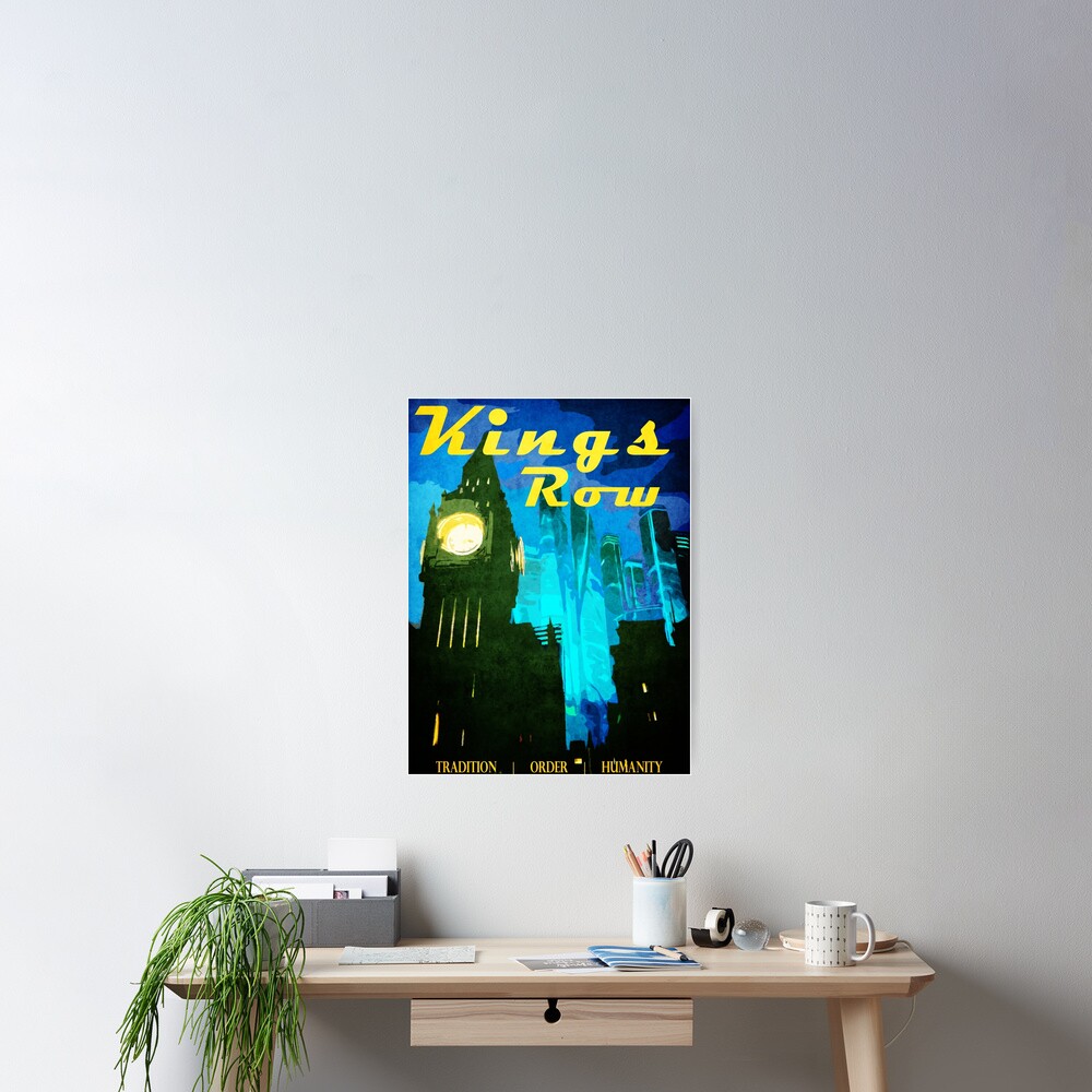 King's Row Vintage Travel Poster Poster