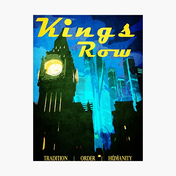 Item preview, King's Row Vintage Travel Poster designed and sold by lostrenegade.