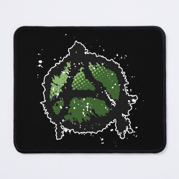 Item preview, Anarchy Symbol in Dark Green designed and sold by iscaStudioArt.