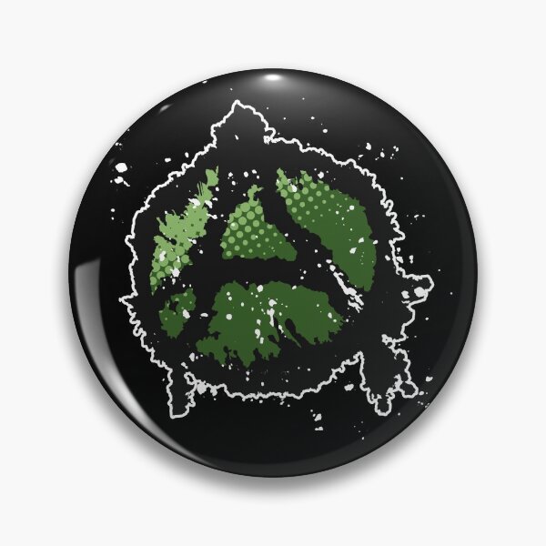 Item preview, Anarchy Symbol in Dark Green designed and sold by iscaStudioArt.