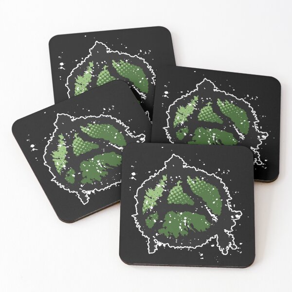 Item preview, Anarchy Symbol in Dark Green designed and sold by iscaStudioArt.