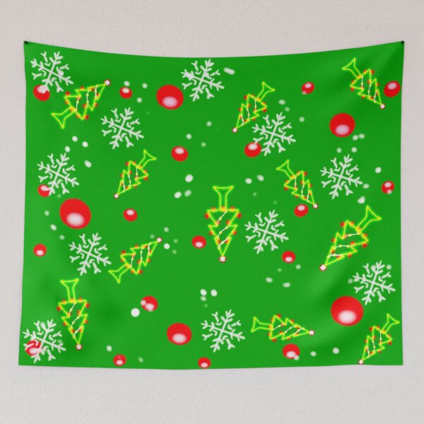 Item preview, Christmas green theme 1 designed and sold by nickardi.