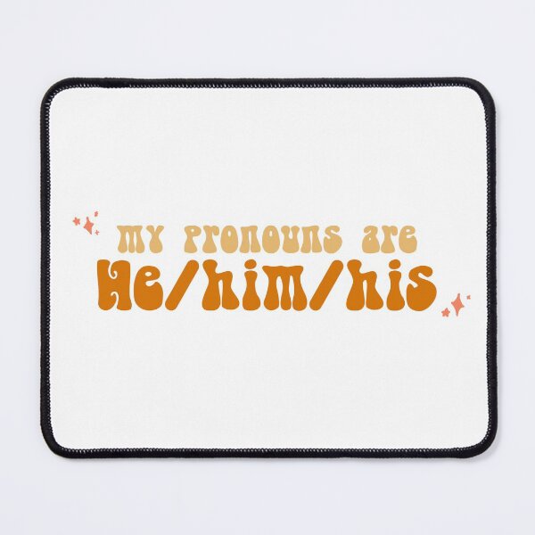 Item preview, He/him Sparkle Pronouns designed and sold by beccaamac.