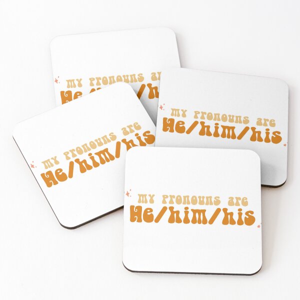 Item preview, He/him Sparkle Pronouns designed and sold by beccaamac.