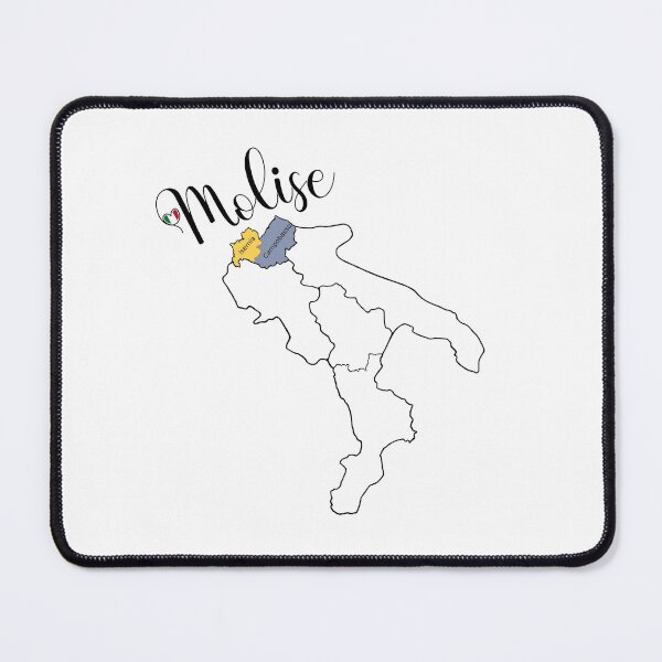 Item preview, Molise Region Map - Provinces of Molise Map designed and sold by molamode.