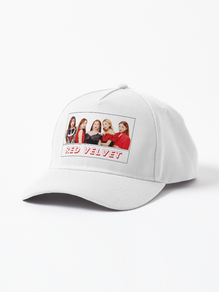 Red velvet baseball cap discount