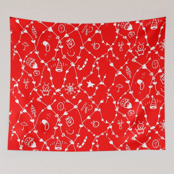 Item preview, Simple pattern red and white  designed and sold by nickardi.