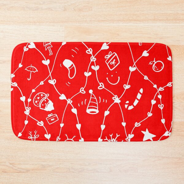 Item preview, Simple pattern red and white  designed and sold by nickardi.