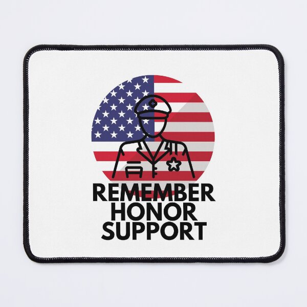 Item preview, Remember Honor Support American Flag Veterans Day designed and sold by EllConApparel.