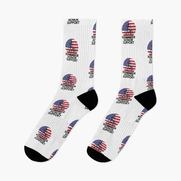Item preview, Remember Honor Support American Flag Veterans Day designed and sold by EllConApparel.