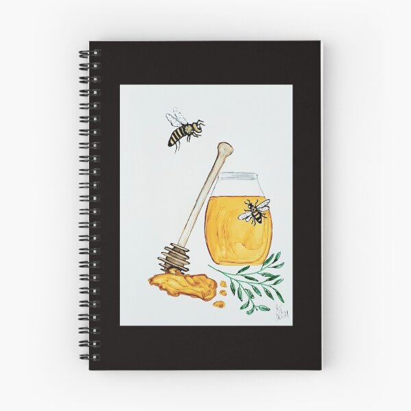 Artikelvorschau, Bienen zum Honigtopf entworfen und verkauft von DaisyMaeInkArt.