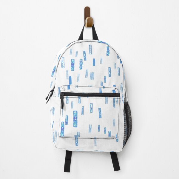 Item preview, Abstract Blue Rectangle pattern designed and sold by Paxbear Tees.