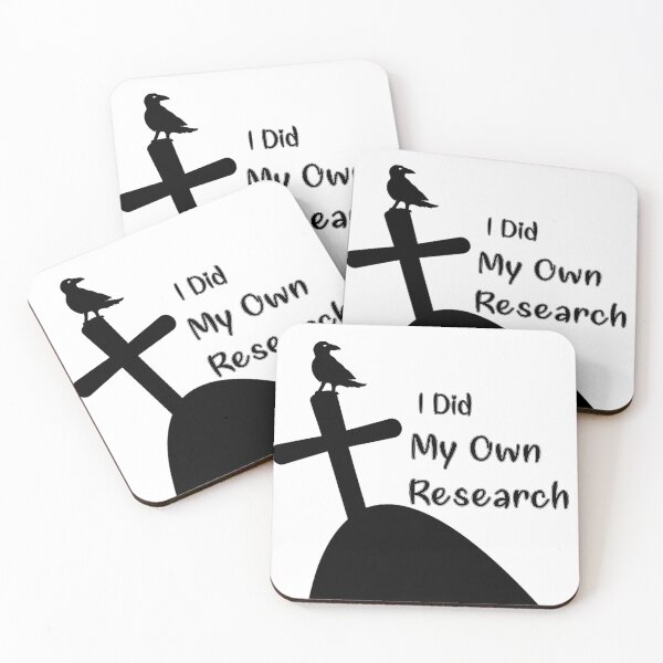 Item preview, Copy of  I Did My Own Research Halloween Gravestone designed and sold by iphotograph4.