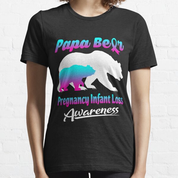 Item preview, Pregnancy Infant Loss Awareness Papa Bear Support Pregnancy Infant Loss Warrior designed and sold by WeaverbShop.