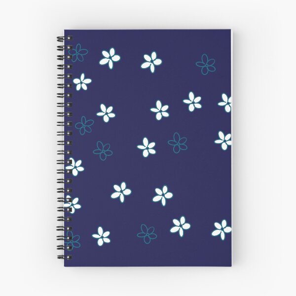 Item preview, Small Flower Pattern in Midnight Blue designed and sold by Paxbear Tees.