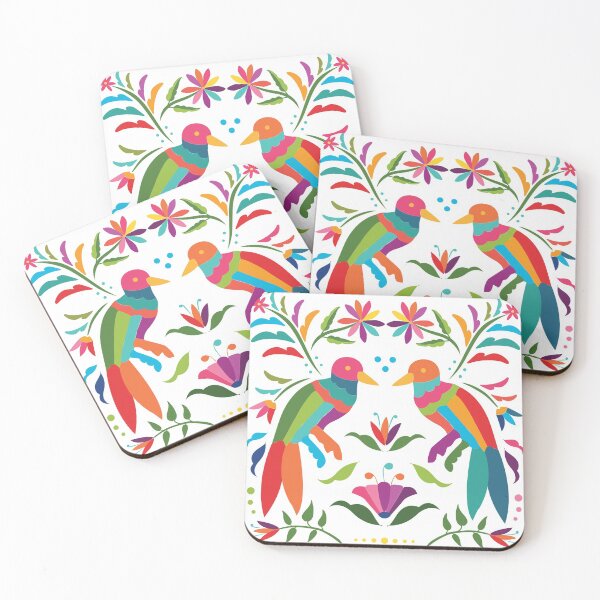 Item preview, Mexican Otomí Couple of Birds by Akbaly designed and sold by Akbaly.