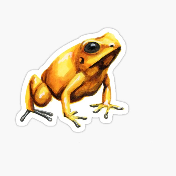 Item preview, Golden Frog Ink Painting designed and sold by VivianRosalee.