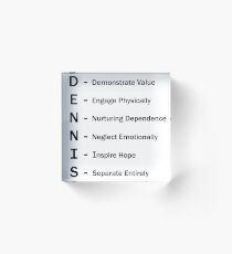 The D.E.N.N.I.S. System Acrylic Block