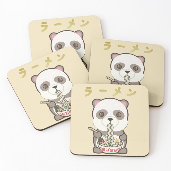 Item preview, Kawaii Panda Eating Ramen Kanji designed and sold by ViewerEqualsPhoton.