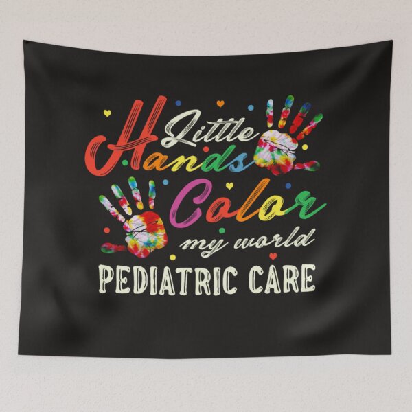 Item preview, Pediatric nurse care hands color my world designed and sold by Themngocbao.