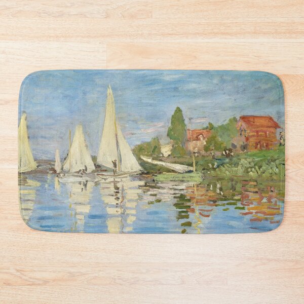 Artikelvorschau, Impressionistische Malerei-Regatten in Argenteuil (1872) von Claude Monet entworfen und verkauft von Designedbysm.
