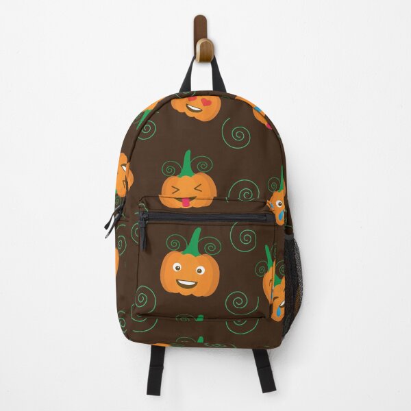 Item preview, Funny emoji pumpkins pattern designed and sold by Yasminepatterns .