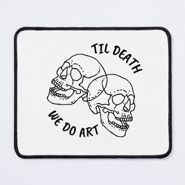 Item preview, Till Death We Do Art Skull designed and sold by ETCollections.