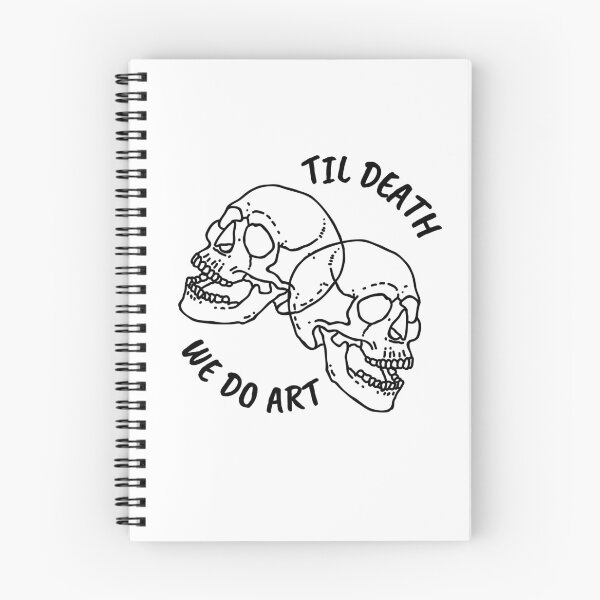 Item preview, Till Death We Do Art Skull designed and sold by ETCollections.