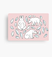 Pinky ice Canvas Print