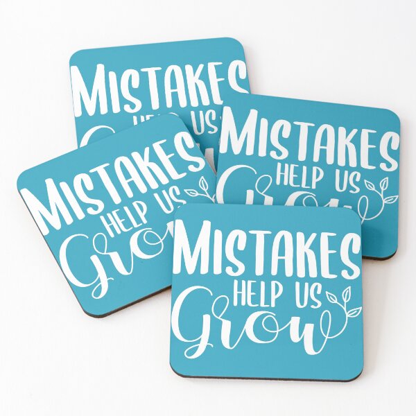 Item preview, Mistakes help us grow - Inspirational Quote designed and sold by byStefani.