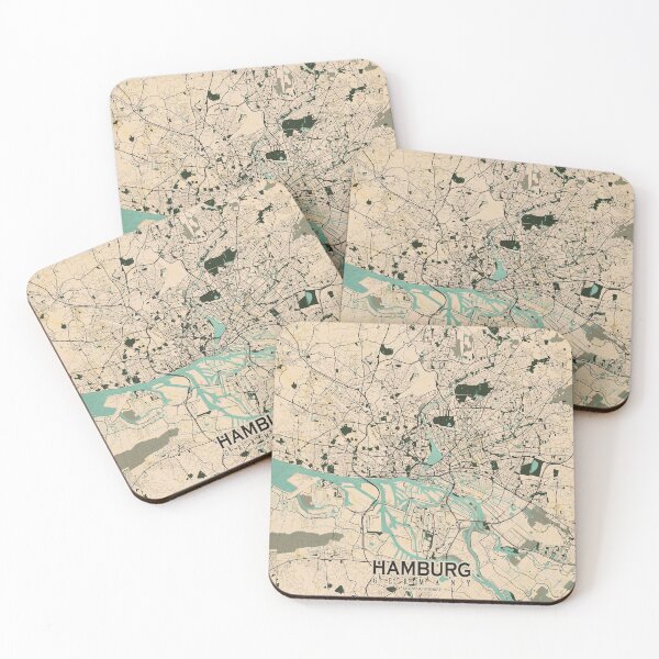 Item preview, Hamburg City Map of Germany - Vintage designed and sold by deMAP.